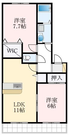 泉ケ丘駅 徒歩18分 1階の物件間取画像